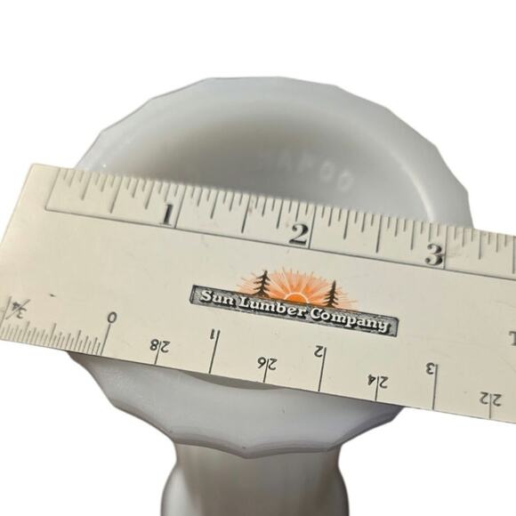 Vintage‎ Napco Milk Glass vase 10" 60's Wedding Decor Farmhouse Shabby Chic - Picture 7 of 7